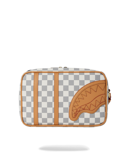 SPRAYGROUND® TOILETRY HENNY LATTE BRICKSIDE TOILETRY BAG