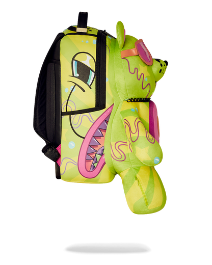 SPRAYGROUND® BACKPACK SLIME DIME MONEYBEAR TEDDYBEAR ON BACKPACK