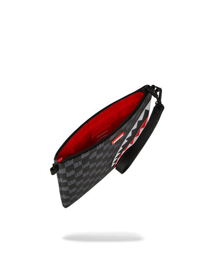 SPRAYGROUND® POUCHETTE ATOMIC VAPOR CROSSOVER CLUTCH W/ SHOULDER STRAP