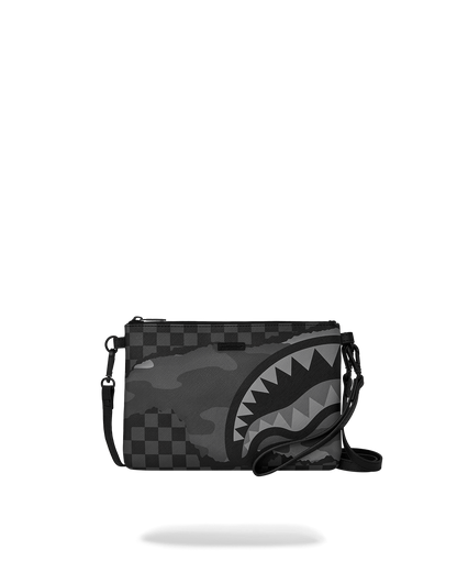 SPRAYGROUND® POUCHETTE 3AM RIPTIDE CROSSOVER CLUTCH W/ SHOULDER STRAP