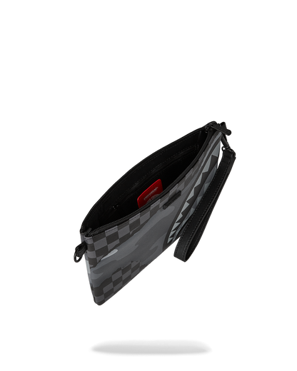 SPRAYGROUND® POUCHETTE 3AM RIPTIDE CROSSOVER CLUTCH W/ SHOULDER STRAP