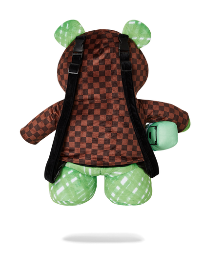 SPRAYGROUND® BACKPACK SHARKS IN PARIS FADE AWAY HOODIE MONEYBEAR TEDDYBEAR BACKPACK