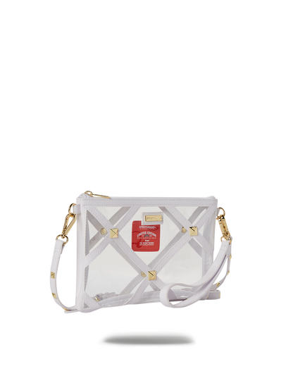 SPRAYGROUND® POUCHETTE 75001 PARIS CROSSOVER CLUTCH W/ SHOULDER STRAP