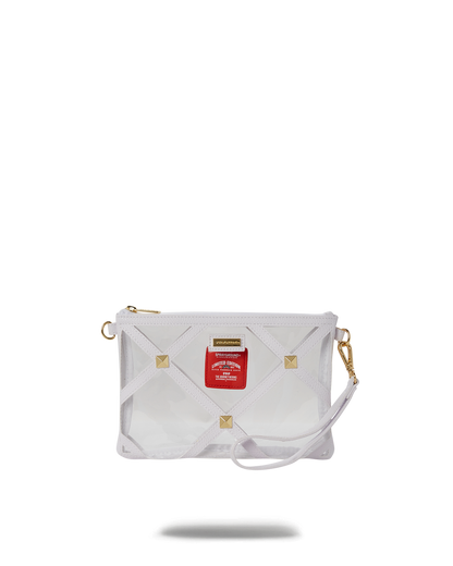 SPRAYGROUND® POUCHETTE 75001 PARIS CROSSOVER CLUTCH W/ SHOULDER STRAP