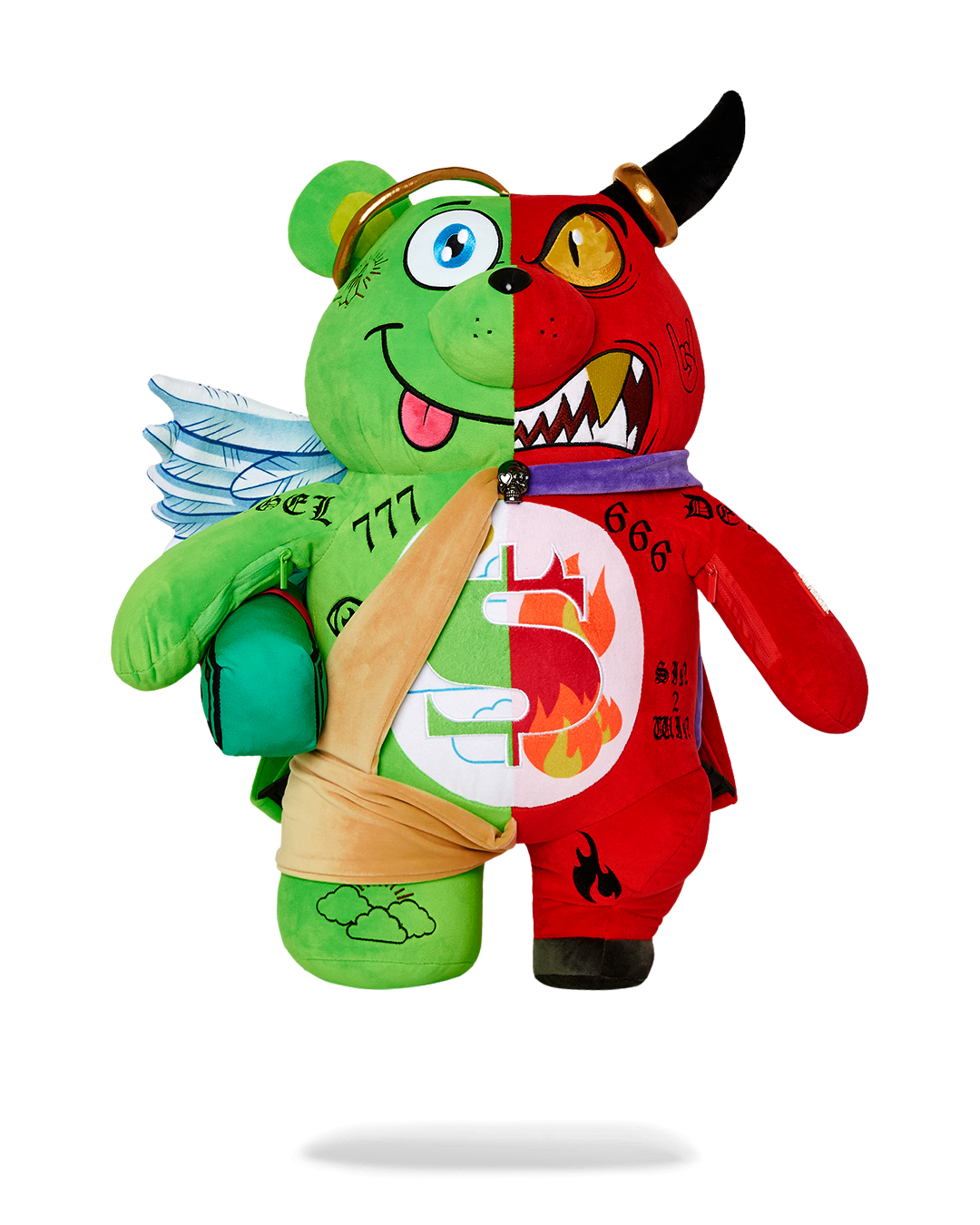 SPRAYGROUND® BACKPACK ANGEL VS DEVIL BEAR BACKPACK