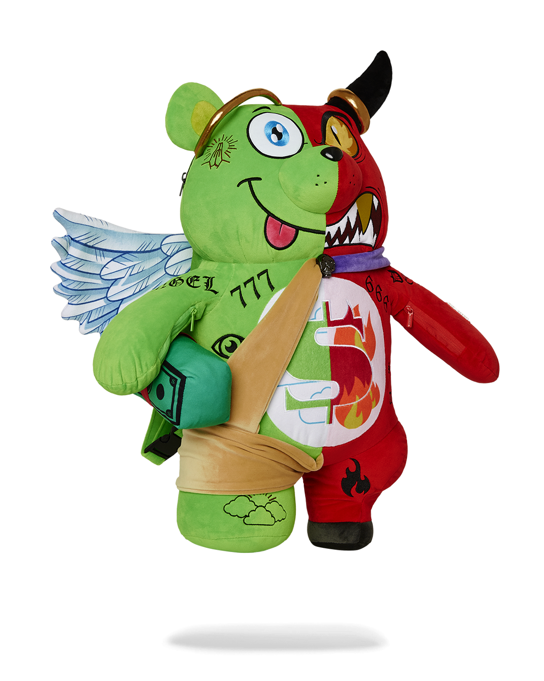 SPRAYGROUND® BACKPACK ANGEL VS DEVIL BEAR BACKPACK