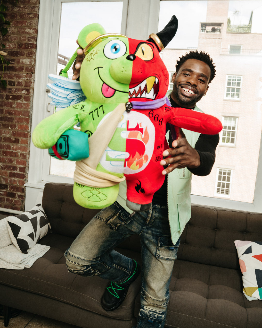 SPRAYGROUND® BACKPACK ANGEL VS DEVIL BEAR BACKPACK
