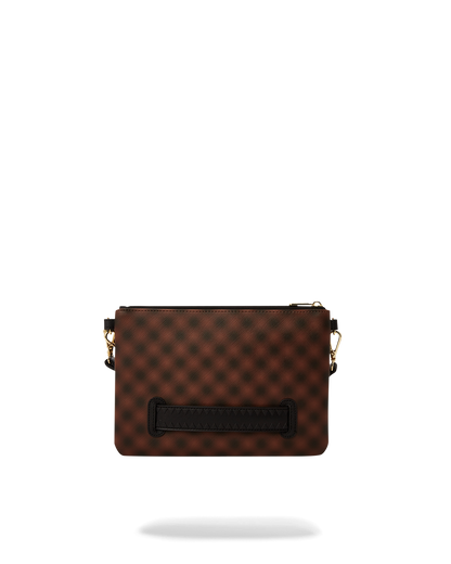 SPRAYGROUND® POUCHETTE SHARKS IN PARIS BLUR CROSSOVER CLUTCH