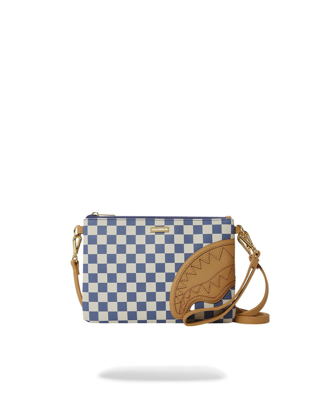 SPRAYGROUND® POUCHETTE LETTER CHECKERS CROSSOVER CLUTCH