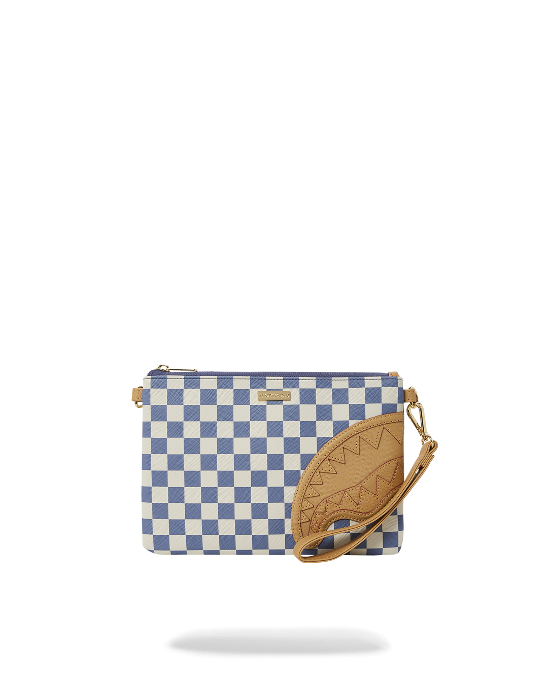 SPRAYGROUND® POUCHETTE LETTER CHECKERS CROSSOVER CLUTCH