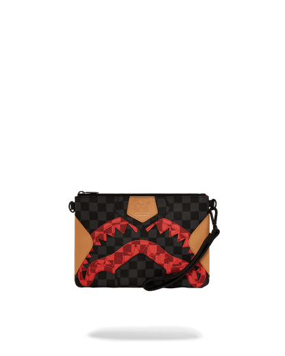 SPRAYGROUND® POUCHETTE EVIL TRIPLE DECKER CROSSOVER CLUTCH
