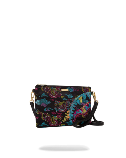 SPRAYGROUND® POUCHETTE EMBROIDERED DRAGONS POUCHETTE