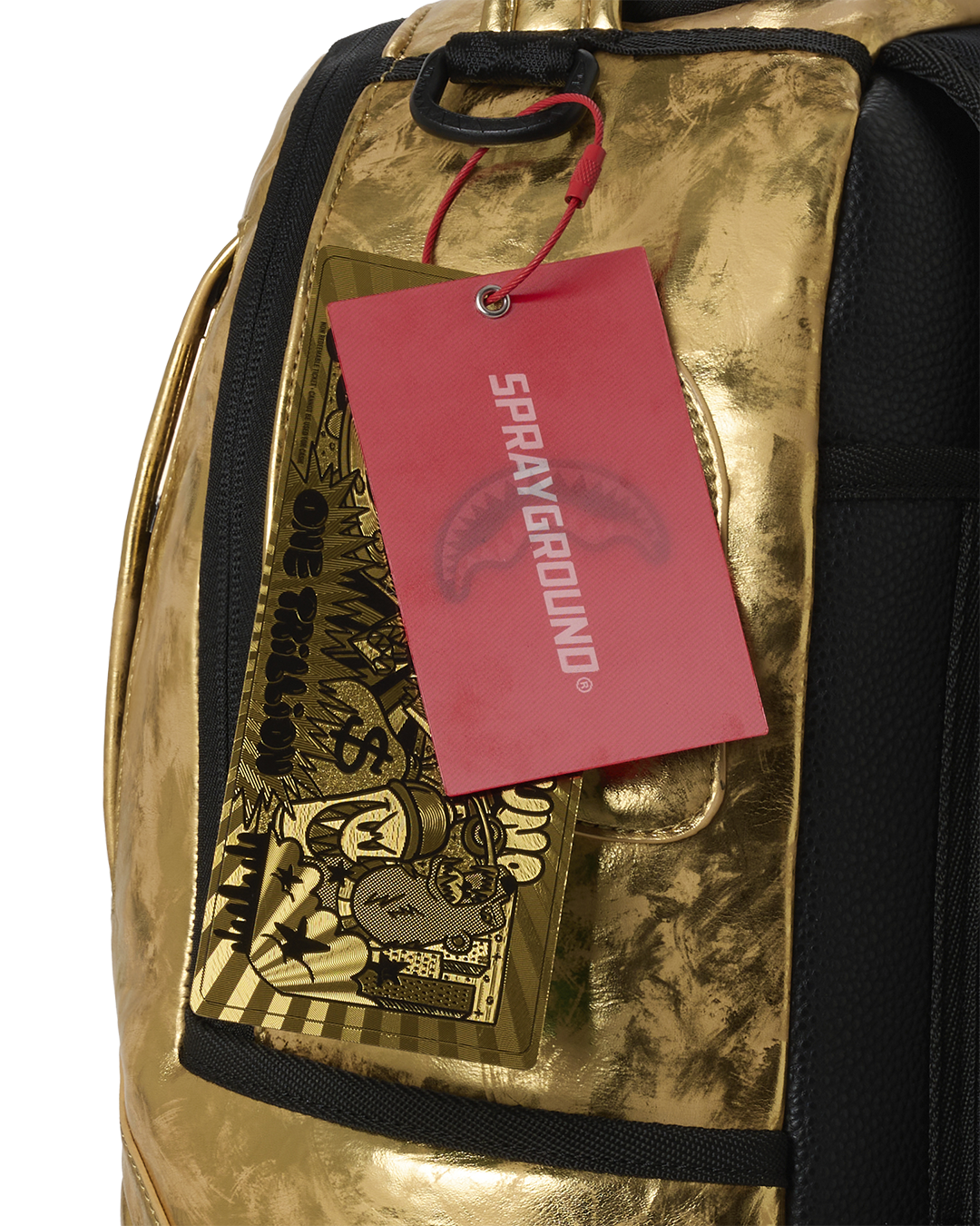 SPRAYGROUND® BACKPACK GOLD WEATHERED BACKPACK