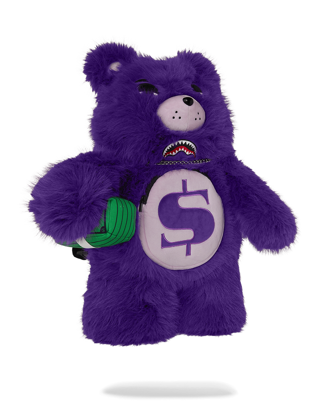 SPRAYGROUND® BACKPACK FURZILLA SHARK (PURP) MONEYBEAR BACKPACK