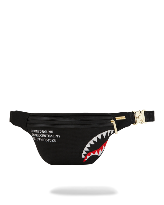 SPRAYGROUND® CROSSBODY SHARK CENTRAL KNIT SAVVY CROSSBODY