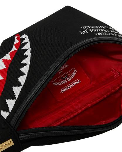 SPRAYGROUND® CROSSBODY SHARK CENTRAL KNIT SAVVY CROSSBODY