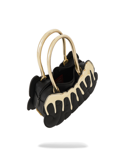 SPRAYGROUND® HANDBAG GOLD AND DANGEROUS SHARK HANDBAG