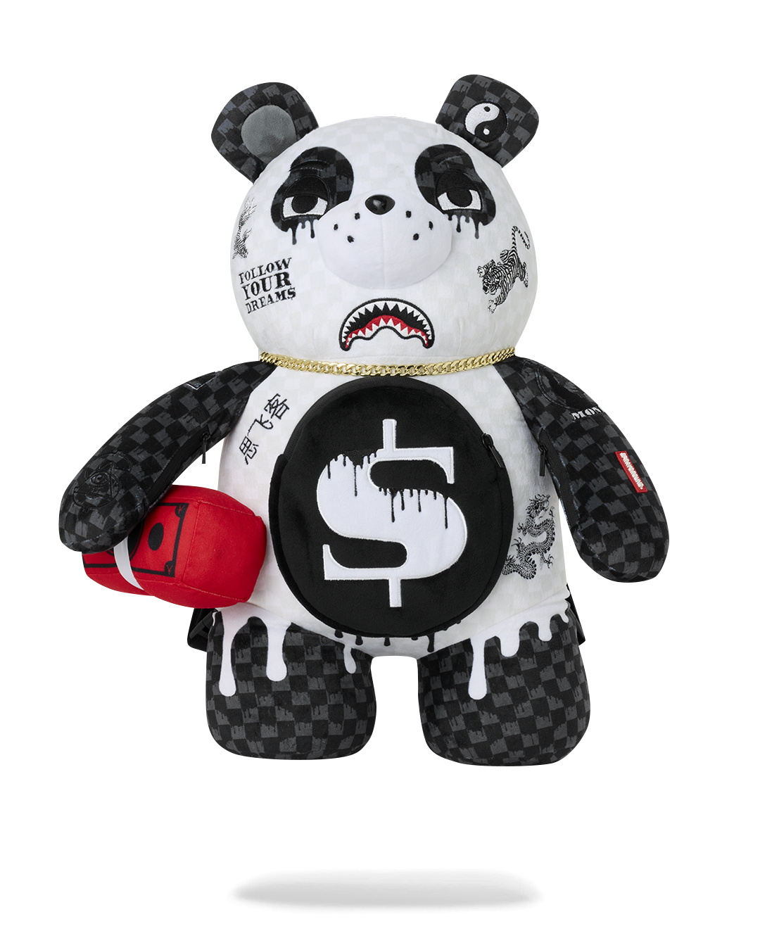 SPRAYGROUND® BACKPACK PANDA DRIP MONEYBEAR BACKPACK
