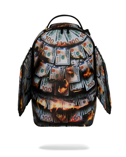 SPRAYGROUNDÂ® BACKPACK SCORCHING MONEY FEATHERS BACKPACK