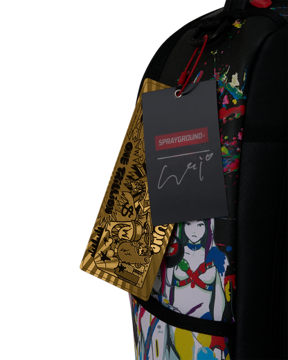 SPRAYGROUND® BACKPACK COLLABORATION HIDEKI SAIJO SPRAYUP BACKPACK