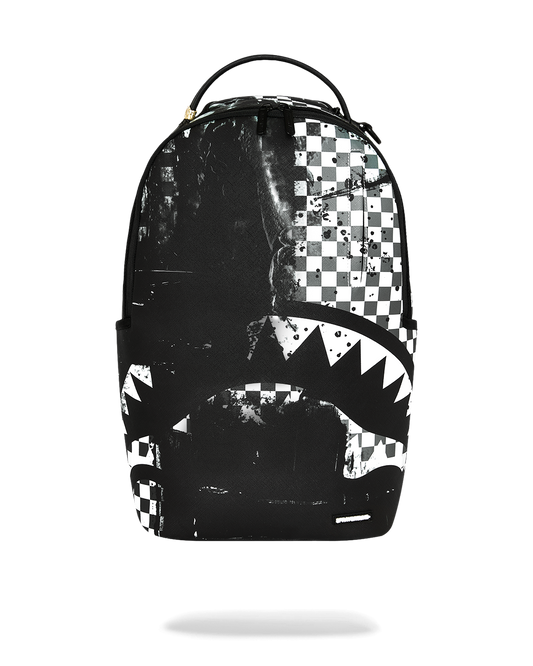 SPRAYGROUNDÂ® BACKPACK PAINTED OVER CHECK BACKPACK