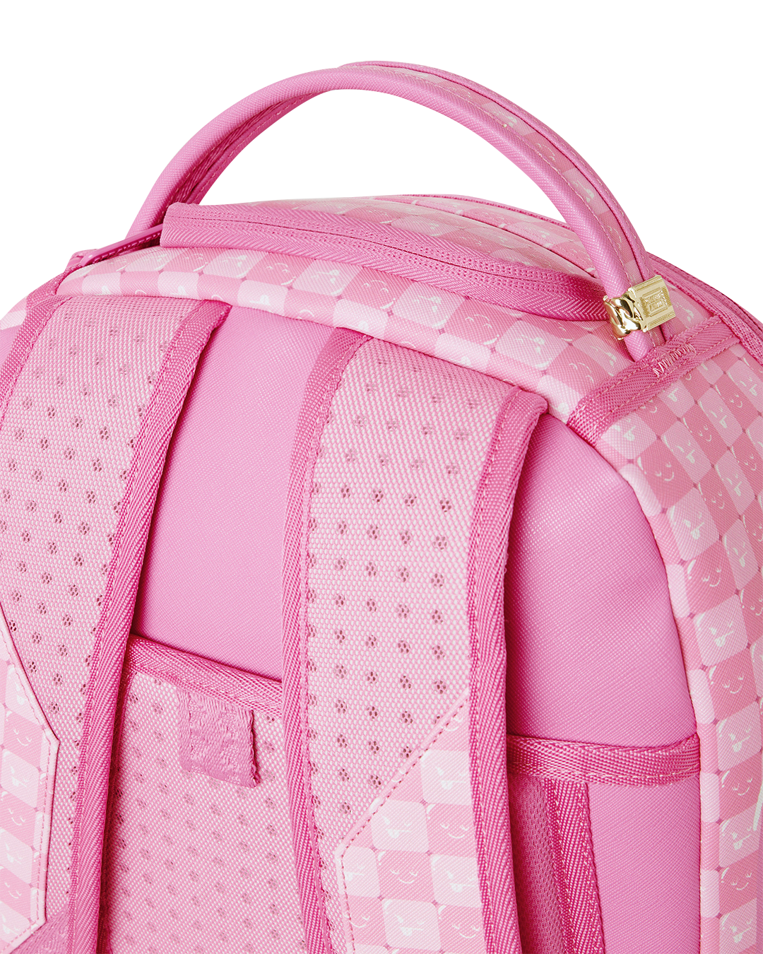 SPRAYGROUNDÂ® BACKPACK PINK NEW CHECK FACES BACKPACK
