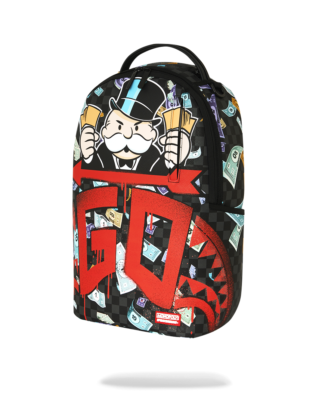 SPRAYGROUND® BACKPACK MONOPOLY GO SHARKMOUTH STENCIL BACKPACK