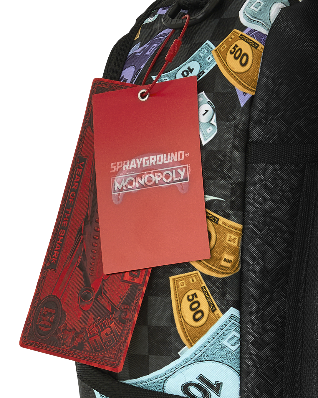 SPRAYGROUND® BACKPACK MONOPOLY GO SHARKMOUTH STENCIL BACKPACK