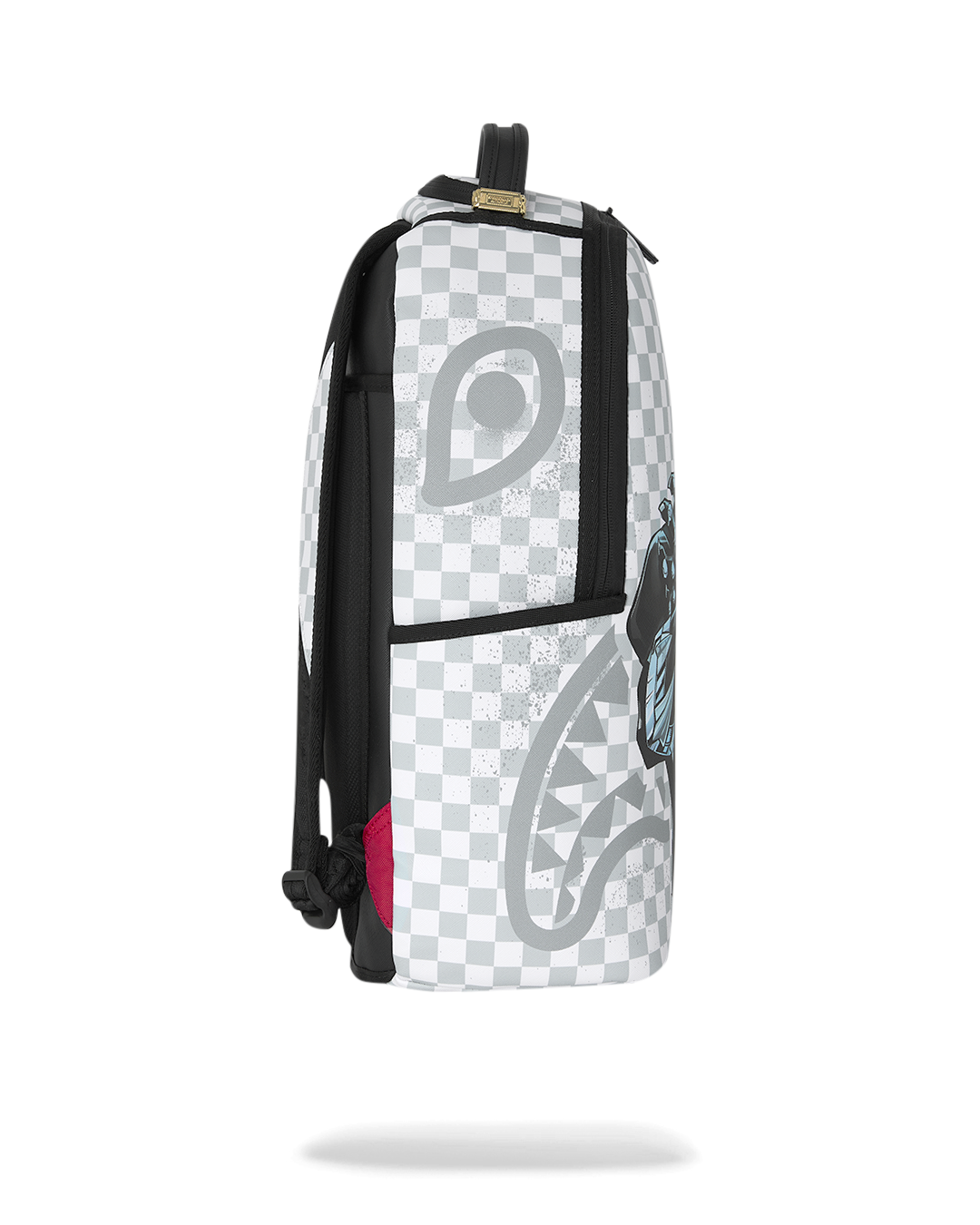 SPRAYGROUNDÂ® BACKPACK MARVEL BLACK PANTHER WAKANDA FOREVER ON WHITE CHECK BACKPACK