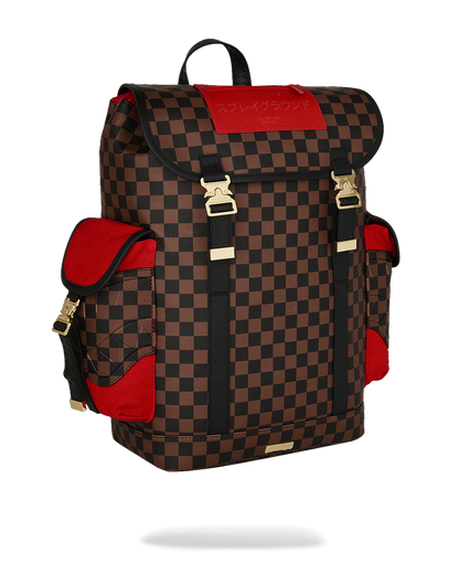 SPRAYGROUND® BACKPACK RED REDEMPTION MONTE CARLO BACKPACK