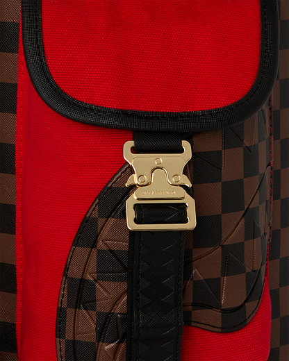 SPRAYGROUND® BACKPACK RED REDEMPTION MONTE CARLO BACKPACK