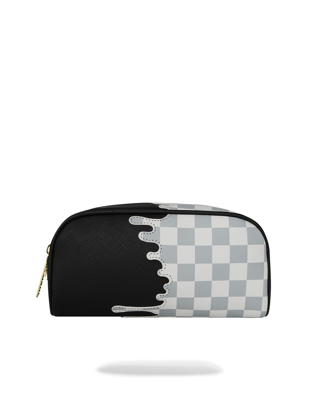 SPRAYGROUND® POUCH CREAM CHECK SIDE DRIP POUCH