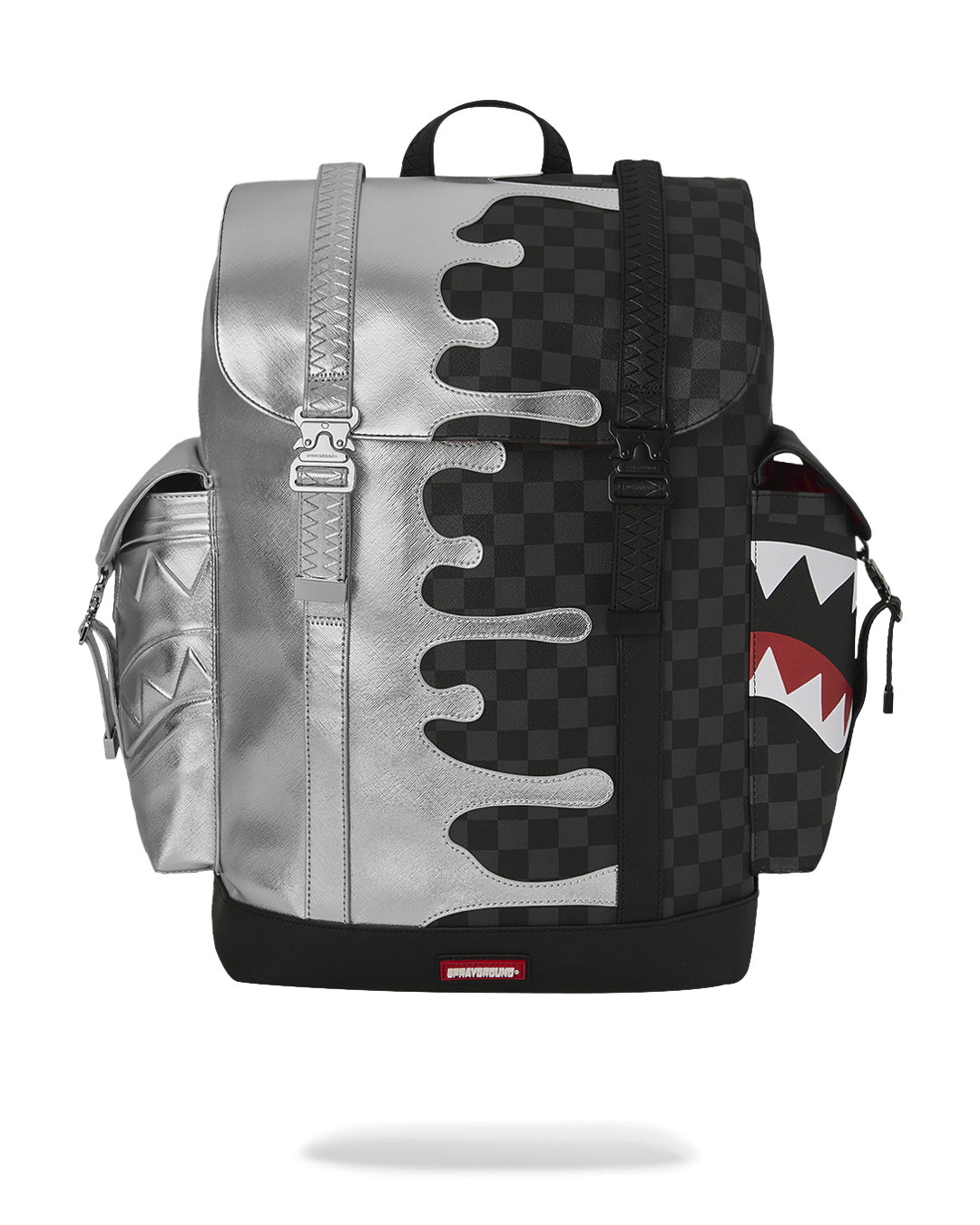 SPRAYGROUND® BACKPACK SILVER SIDE DRIP MONTE CARLO BACKPACK