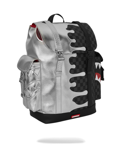 SPRAYGROUND® BACKPACK SILVER SIDE DRIP MONTE CARLO BACKPACK