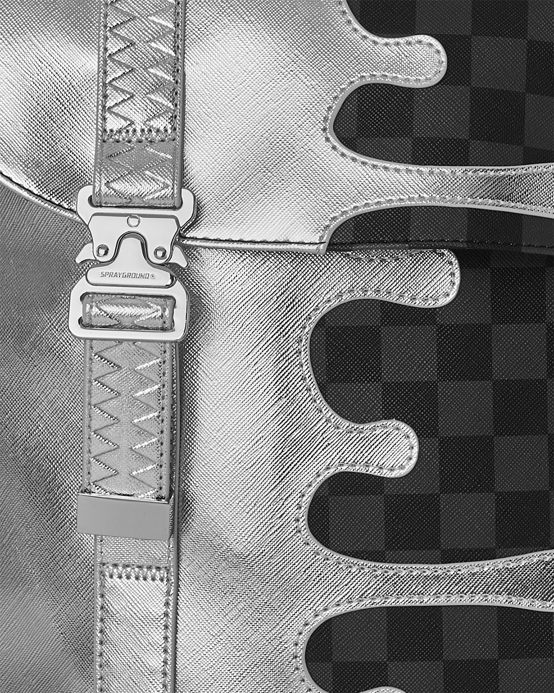 SPRAYGROUND® BACKPACK SILVER SIDE DRIP MONTE CARLO BACKPACK