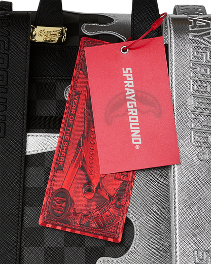 SPRAYGROUND® BACKPACK SILVER SIDE DRIP MONTE CARLO BACKPACK