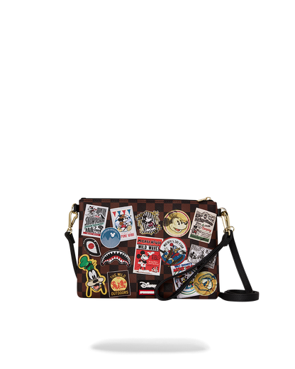 SPRAYGROUND® POUCHETTE MICKEY MOUSE GLOBAL MOGUL CROSSOVER CLUTCH