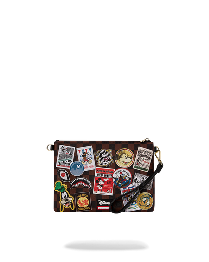 SPRAYGROUND® POUCHETTE MICKEY MOUSE GLOBAL MOGUL CROSSOVER CLUTCH