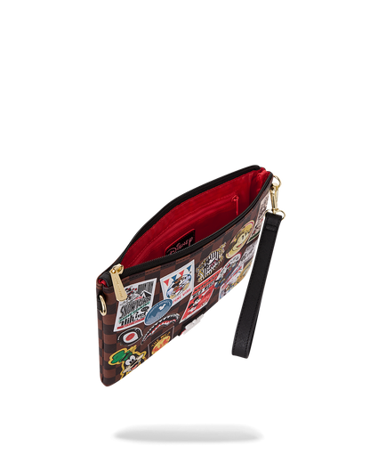 SPRAYGROUND® POUCHETTE MICKEY MOUSE GLOBAL MOGUL CROSSOVER CLUTCH