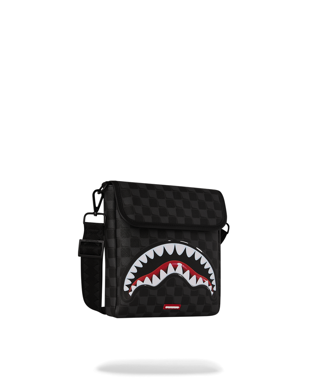 SPRAYGROUND® SLING SHARKS IN PARIS BALLOON BLACK MESSENGER SLING