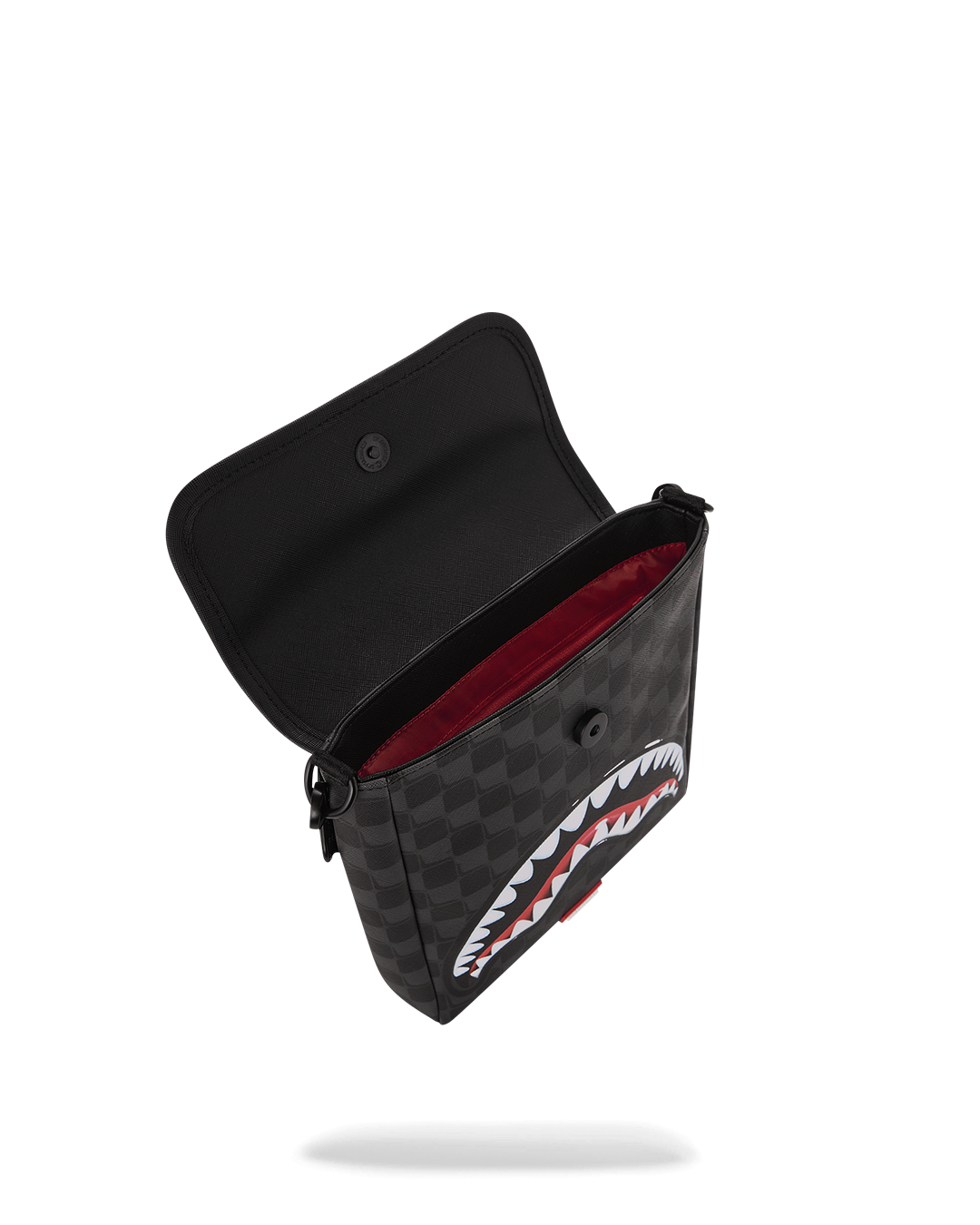 SPRAYGROUND® SLING SHARKS IN PARIS BALLOON BLACK MESSENGER SLING