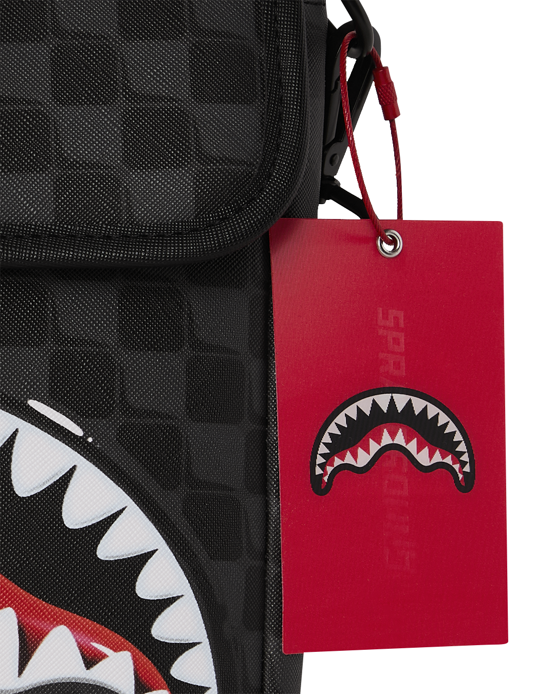 SPRAYGROUND® SLING SHARKS IN PARIS BALLOON BLACK MESSENGER SLING