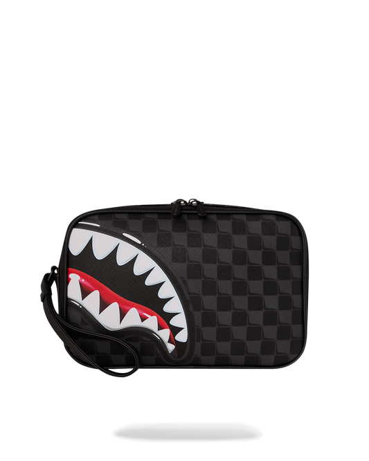 SPRAYGROUND® TOILETRY SHARKS IN PARIS BALLOON BLACK TOILETRY BRICK