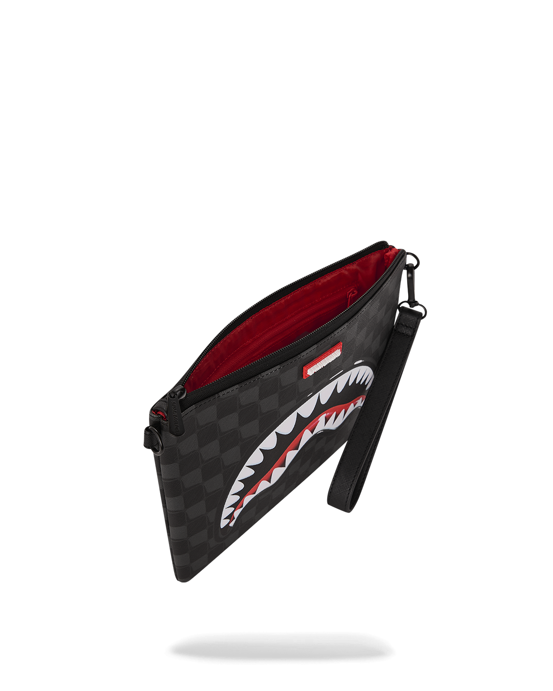 SPRAYGROUND® POUCHETTE SHARKS IN PARIS BALLOON BLACK CROSSOVER CLUTCH