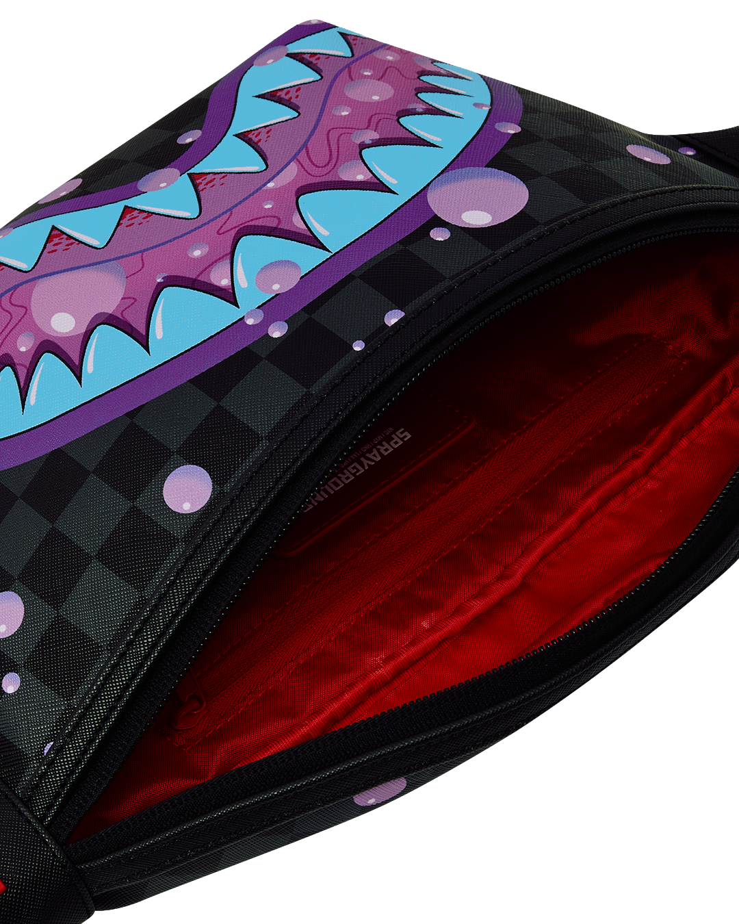 SPRAYGROUND® CROSSBODY PURPLE SLIME TAKEOVER SAVVY CROSSBODY