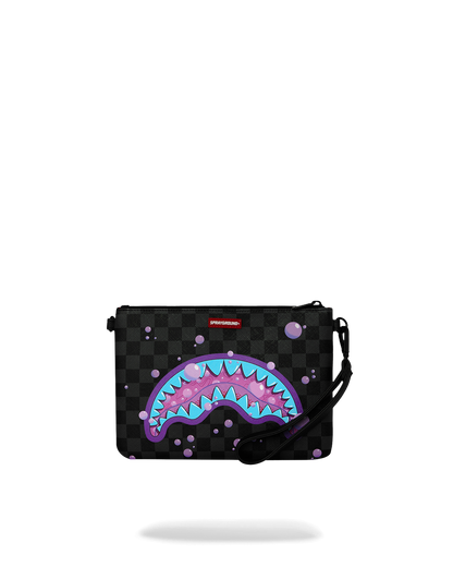 SPRAYGROUND® POUCHETTE PURPLE SLIME TAKEOVER CROSSOVER CLUTCH