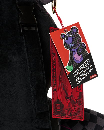 SPRAYGROUND® BACKPACK PURPLE SLIME TAKEOVER MONEYBEAR BACKPACK