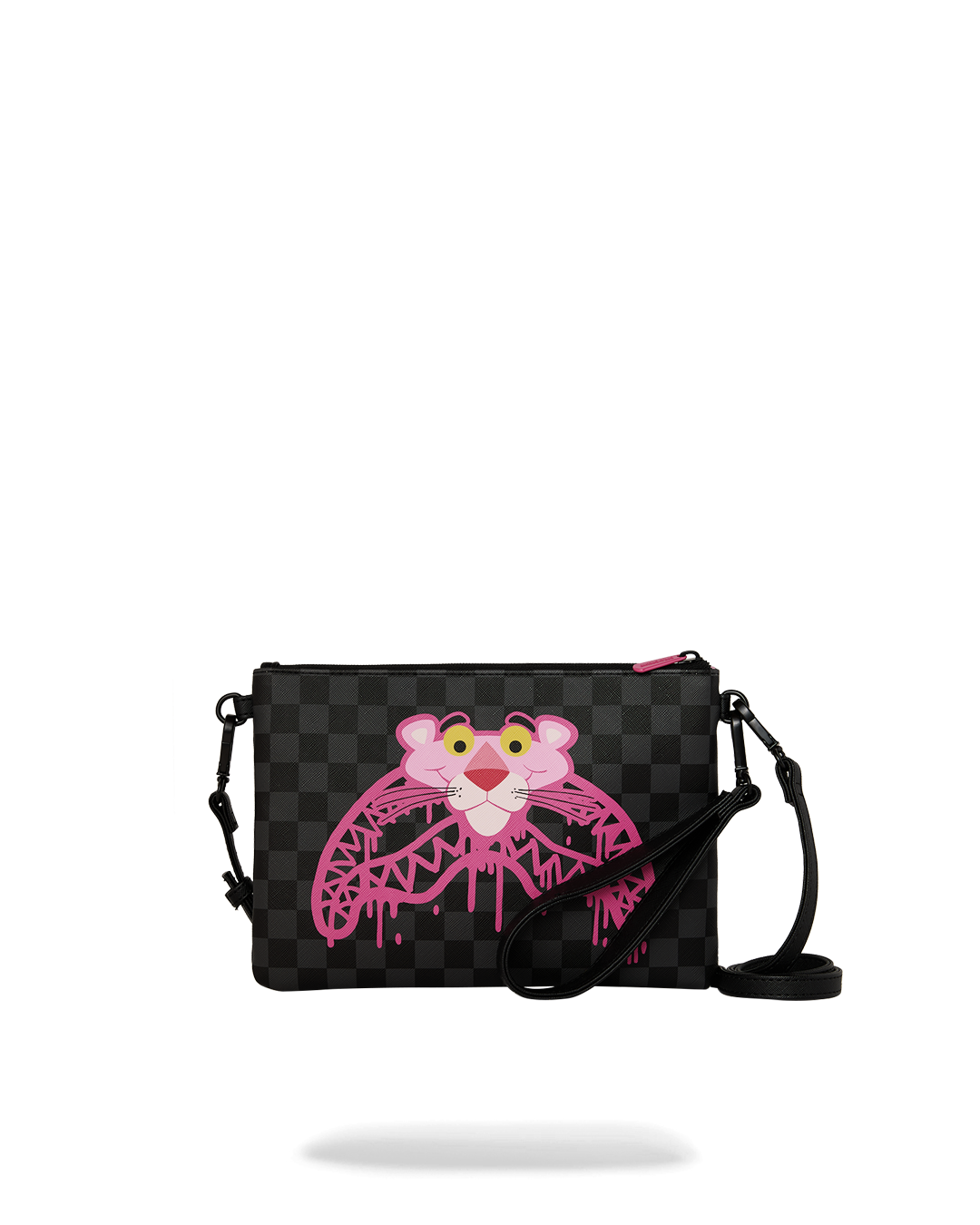 SPRAYGROUND® POUCHETTE PINK PANTHER DRIPPY DIAMONDS CROSSOVER CLUTCH
