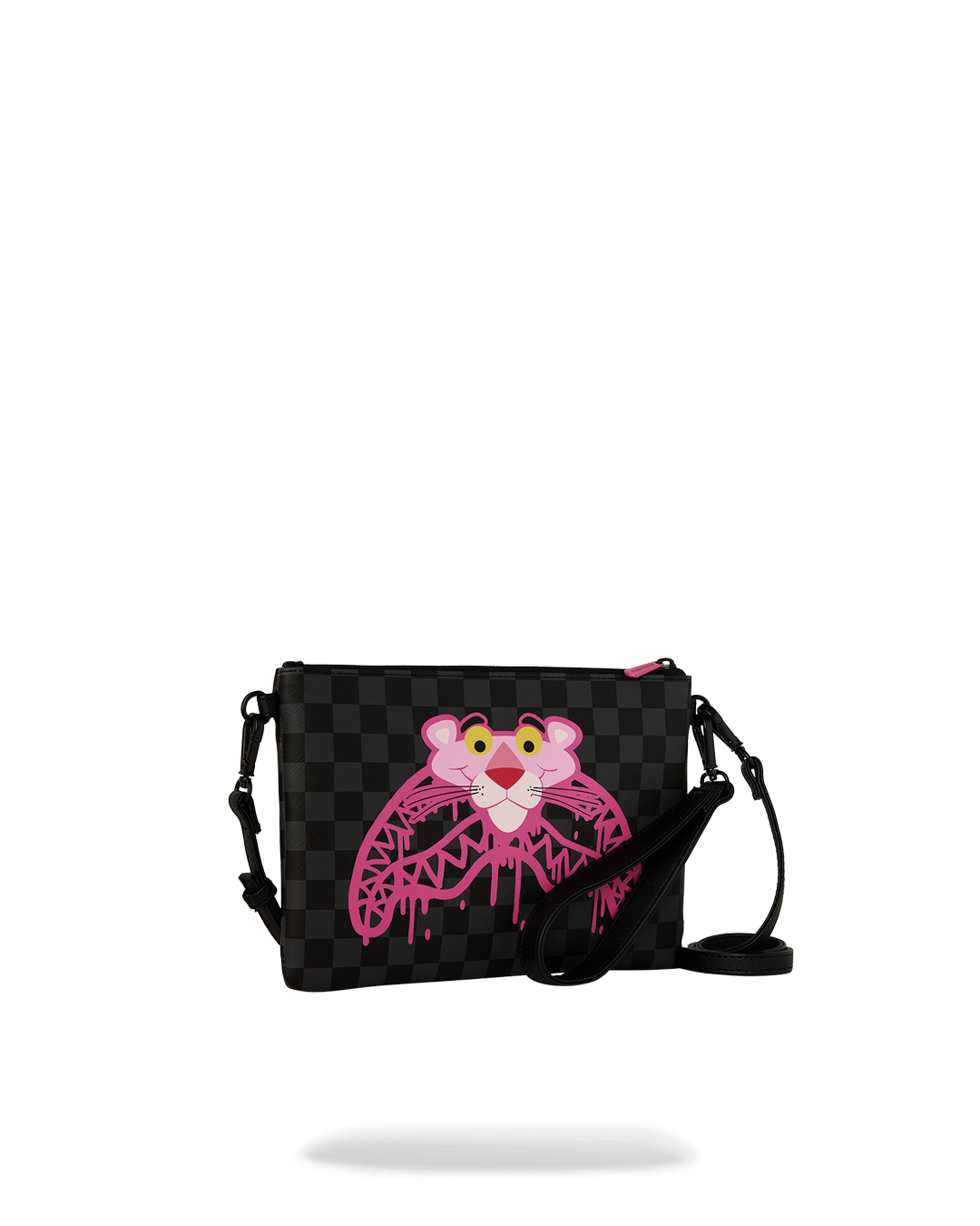 SPRAYGROUND® POUCHETTE PINK PANTHER DRIPPY DIAMONDS CROSSOVER CLUTCH