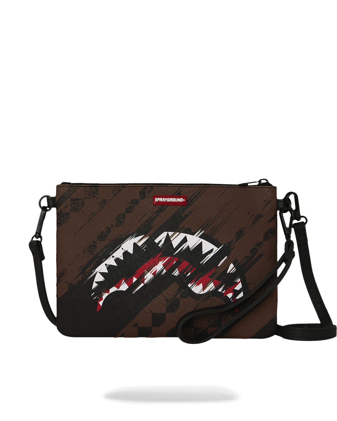 SPRAYGROUND® POUCHETTE SMEARED GRUNGE CROSSOVER CLUTCH